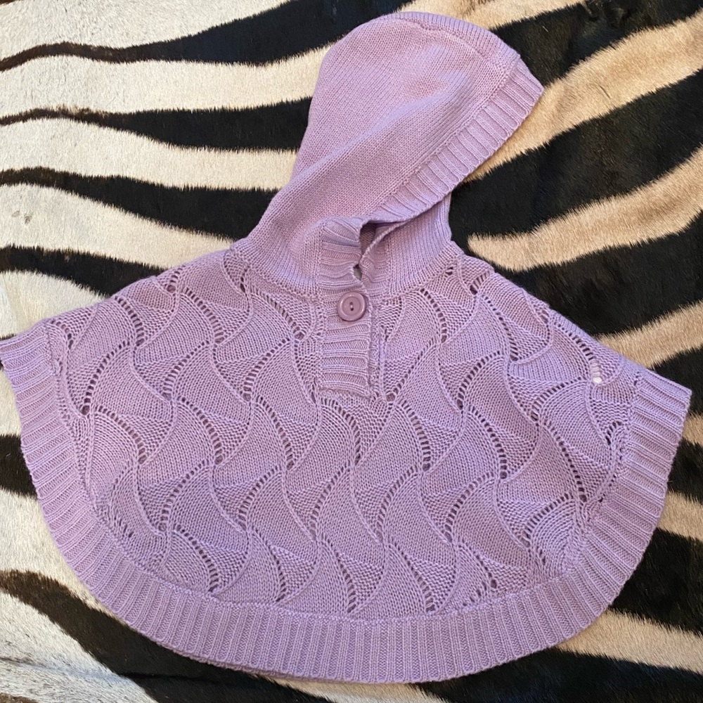 Never Worn Purple Poncho